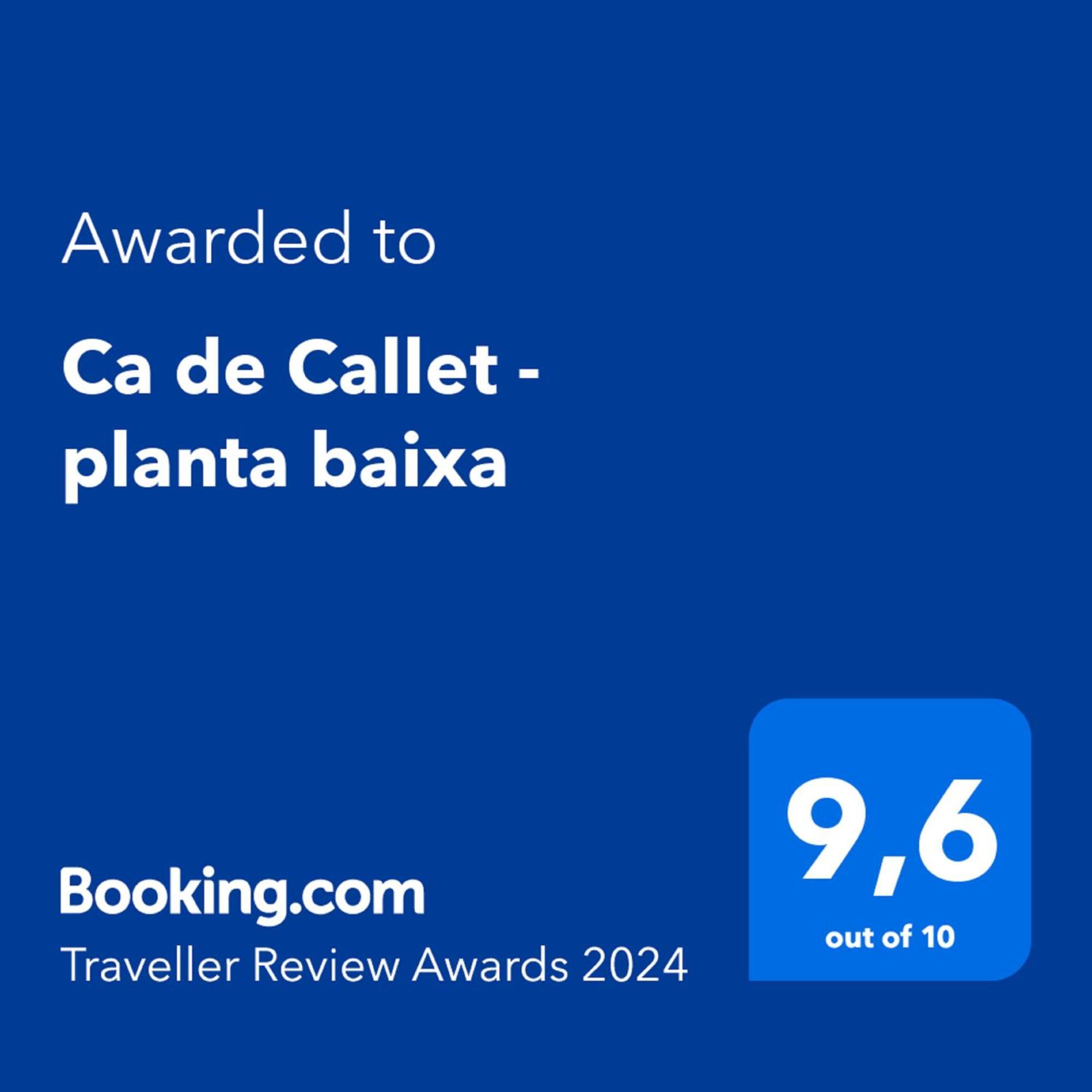 Ca De Callet - Planta Baixa Estación Kültér fotó